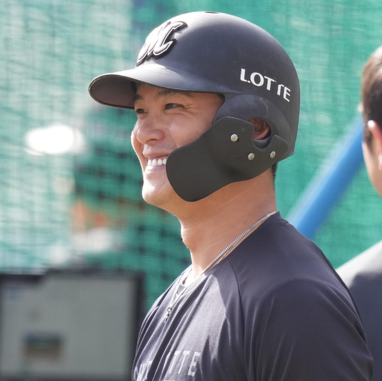 ロッテ石川慎吾（2025年5月7日撮影）