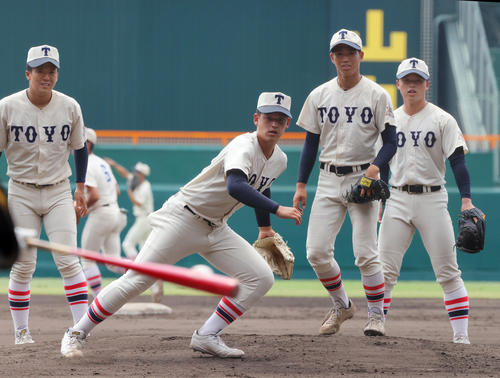 甲子園】背番号10東洋大姫路・阪下漣が甲子園練習「短くても長い
