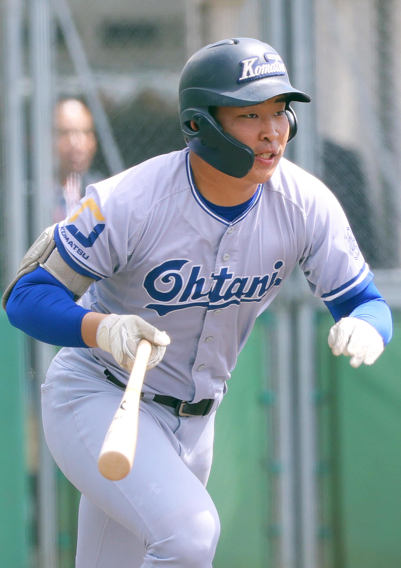 小松大谷・田西称（2025年4月4日撮影）