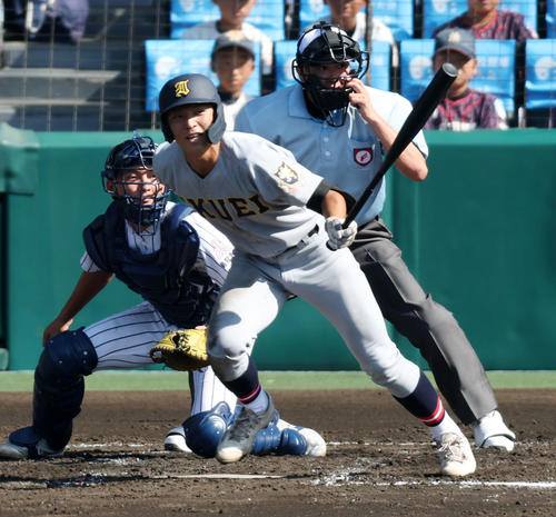 甲子園】V候補の仙台育英が初戦突破 原亜佑久が大会第1号 吉川陽大が