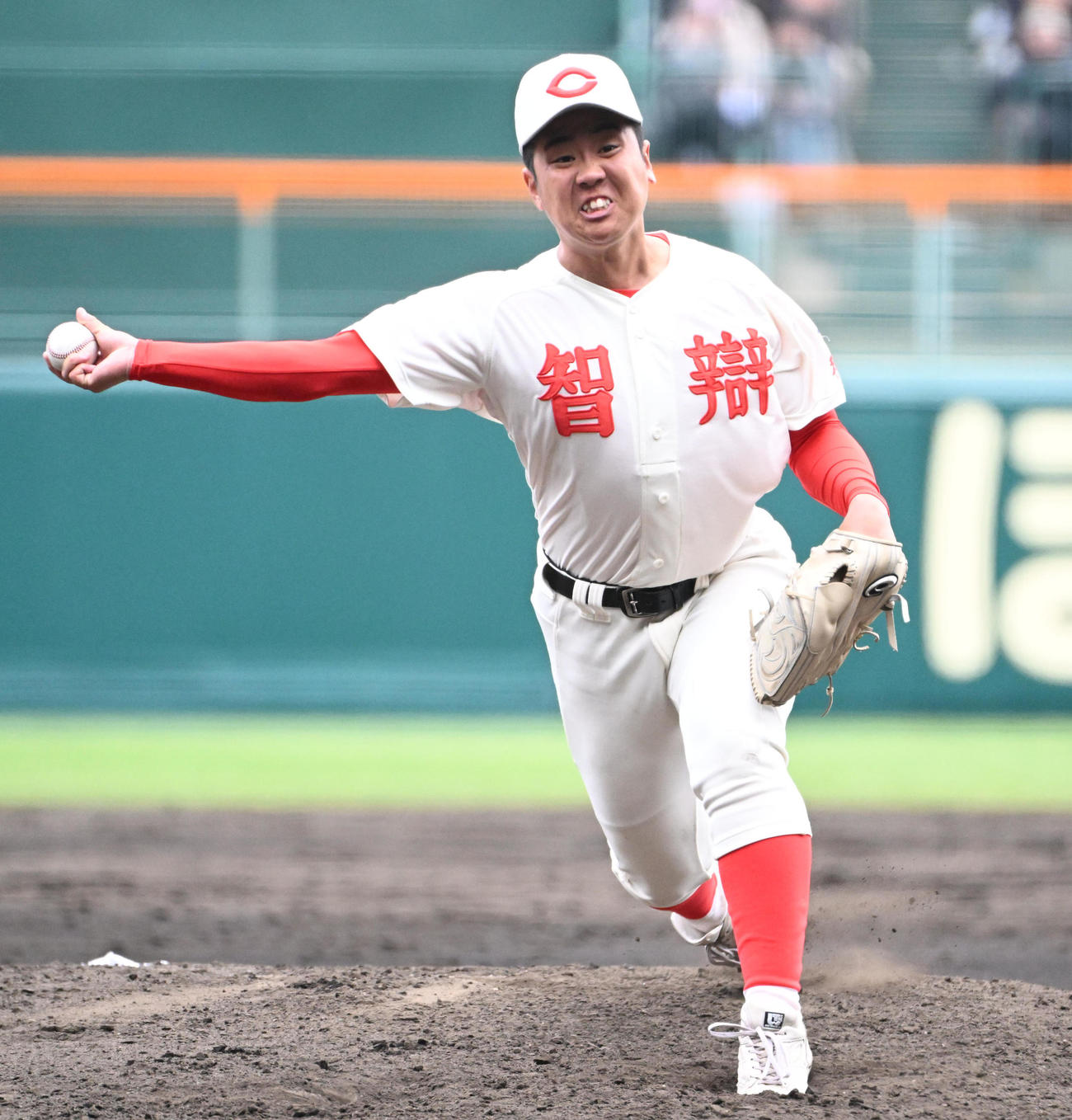 25年3月30日センバツ決勝、横浜戦の2番手で登板した中井