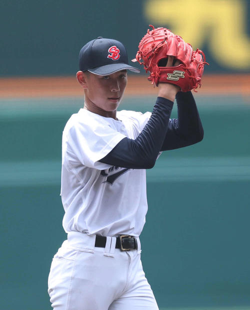 甲子園】聖隷クリストファー2年生エース高部陸「楽しんでこい」1日