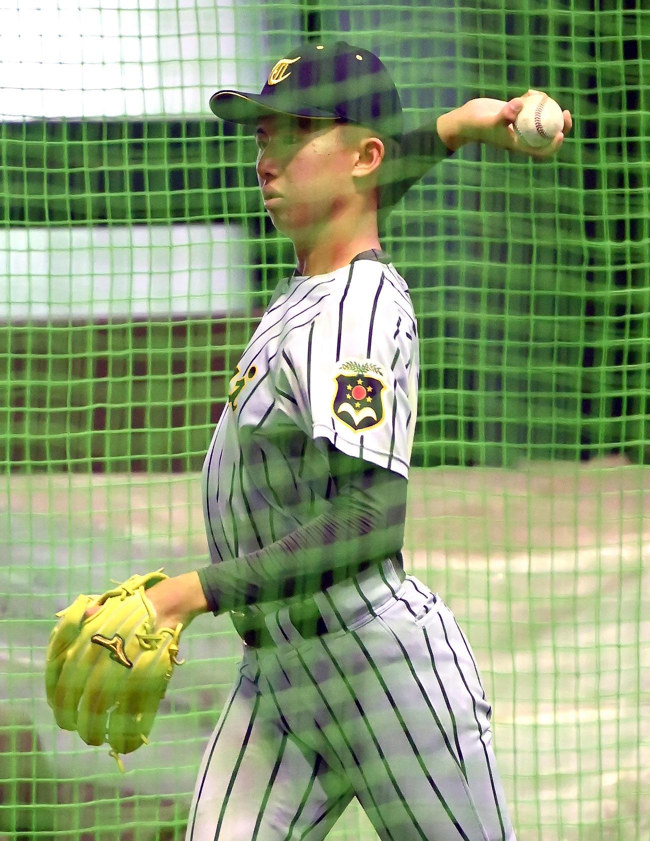 東海大熊本星翔の水野右京（撮影・石井愛子）
