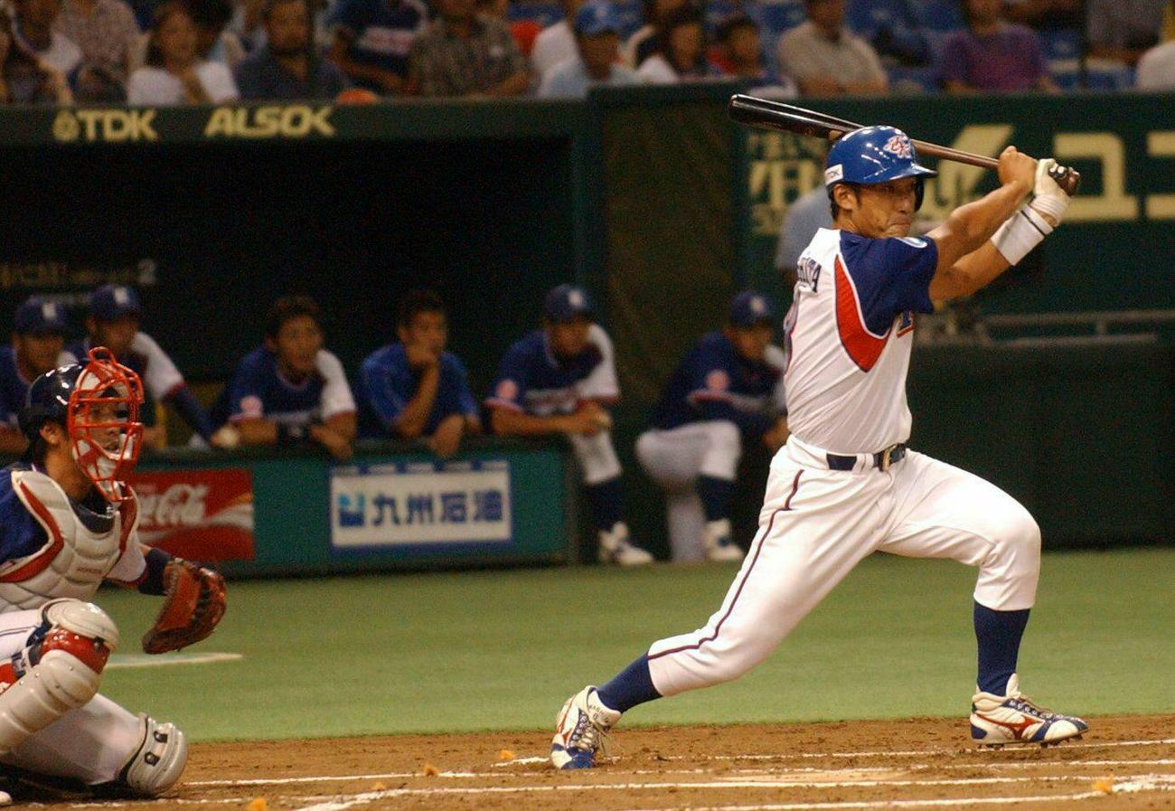 06年9月　都市対抗野球　TDK対ホンダ　1回表2死二、三塁、右前に適時打を放つ岩下昌史