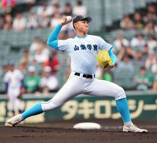 甲子園】山梨学院・平野天斗、“0歩目”生かし好捕「やってきたこと出せ