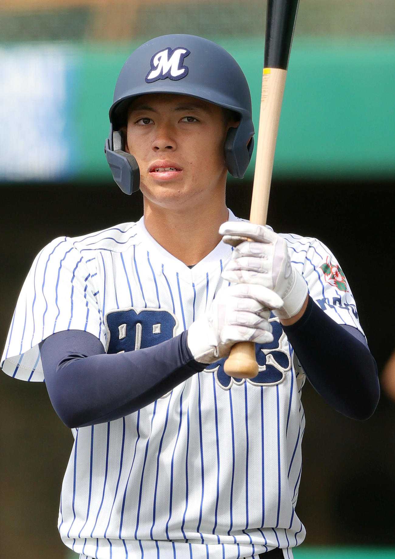 明徳義塾・藤森海斗（2025年4月撮影）