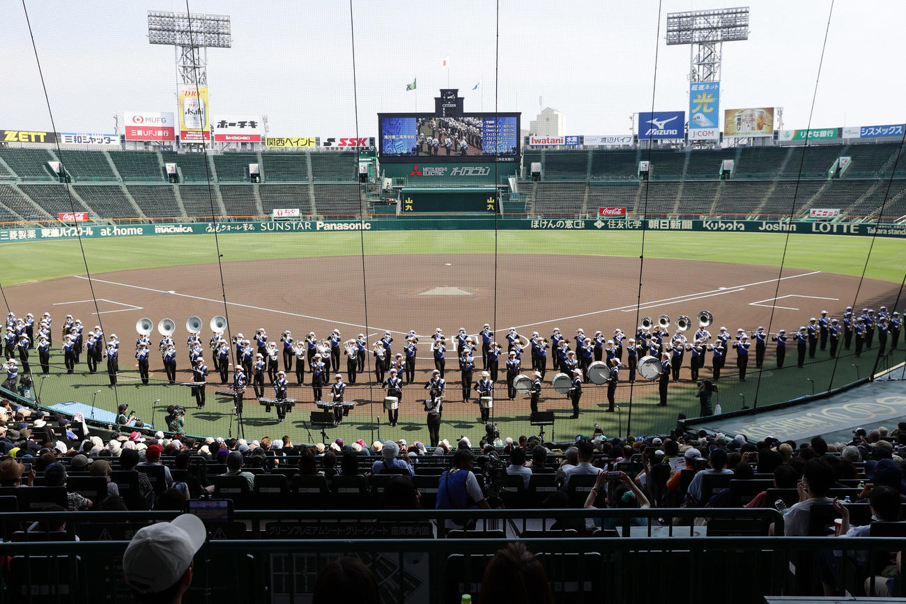 2024年の甲子園ブラスバンドフェスティバルの様子