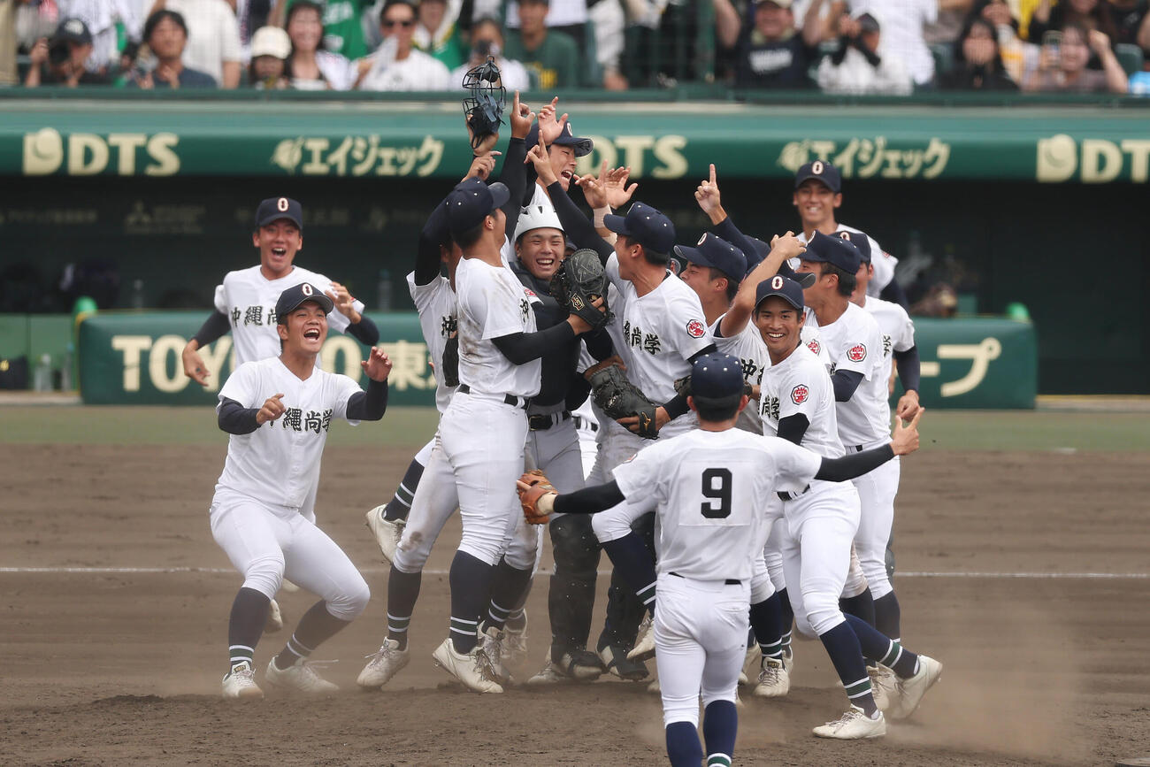 昨夏の甲子園を制した沖縄尚学（2025年撮影）