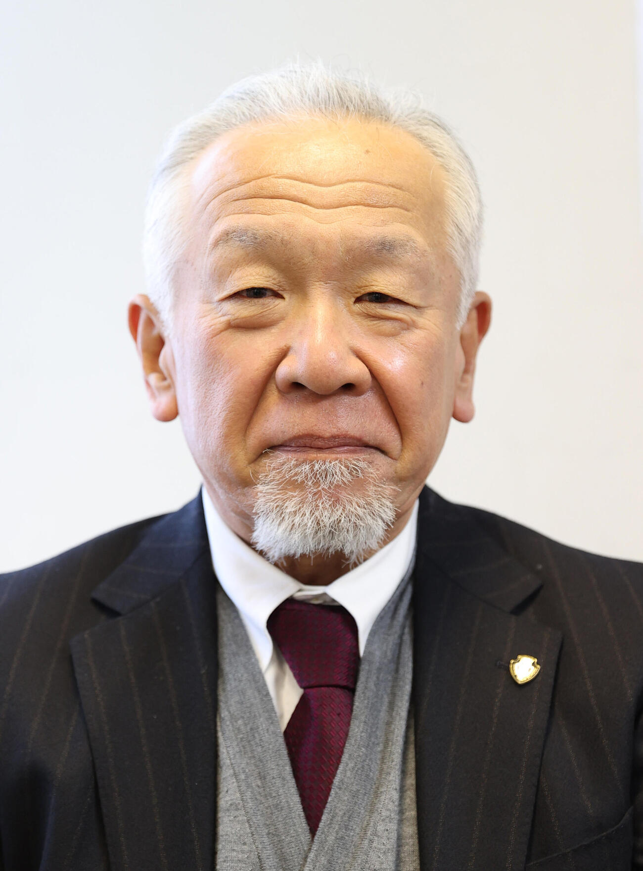 センバツ出場が決まった近江の多賀総監督（撮影・上山淳一）