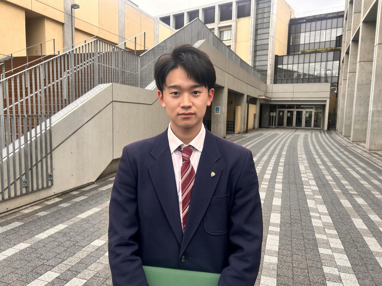 米国内の大学で野球継続予定の青山学院の二岡