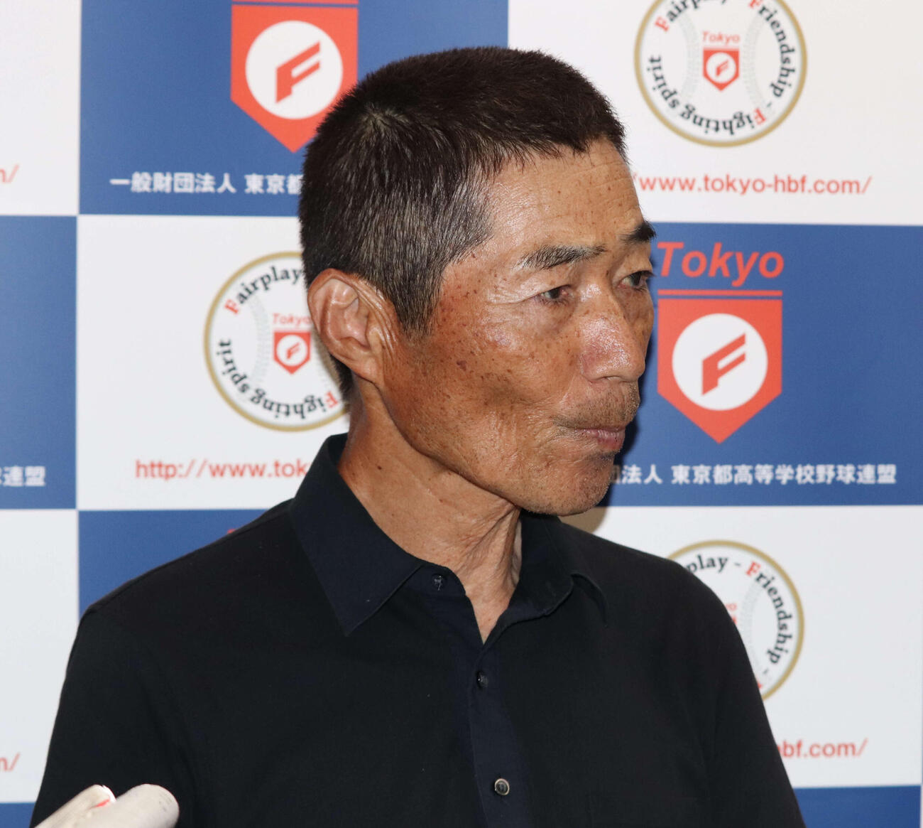 帝京前監督の前田三夫氏（2024年4月撮影）