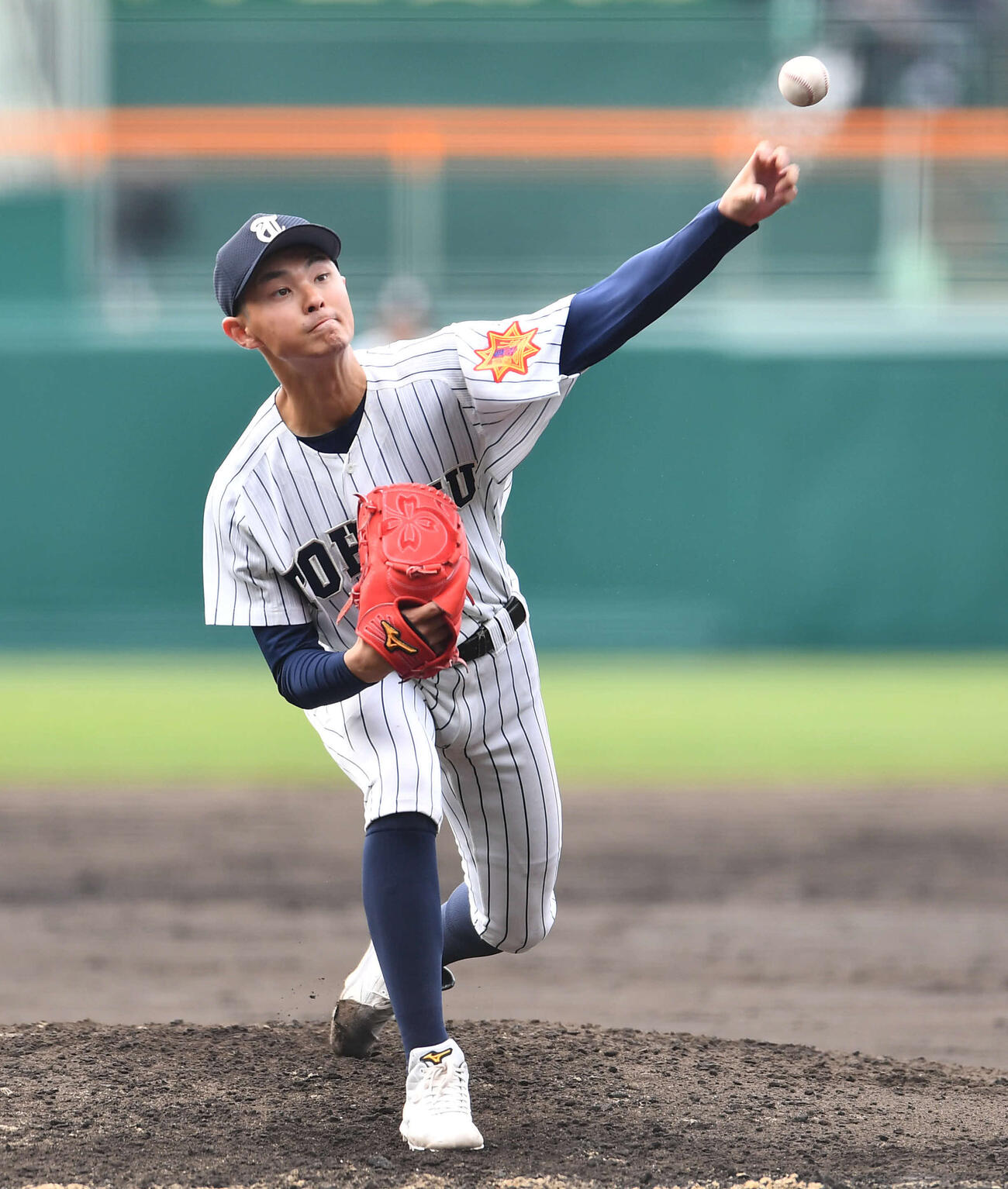 東北対帝京長岡　東北先発の金沢（撮影・岩下翔太）