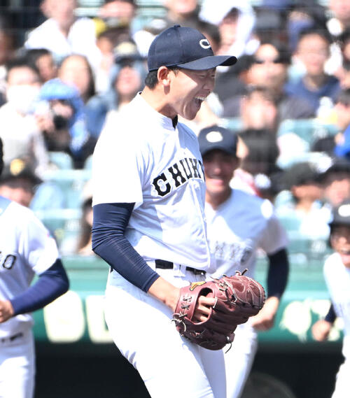 中京大中京対八戸学院光星　八戸学院光星に勝利し喜ぶ太田匠哉（撮影・石井愛子）