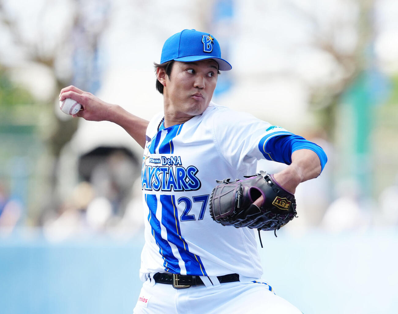 DeNA藤浪晋太郎（2026年2月撮影）
