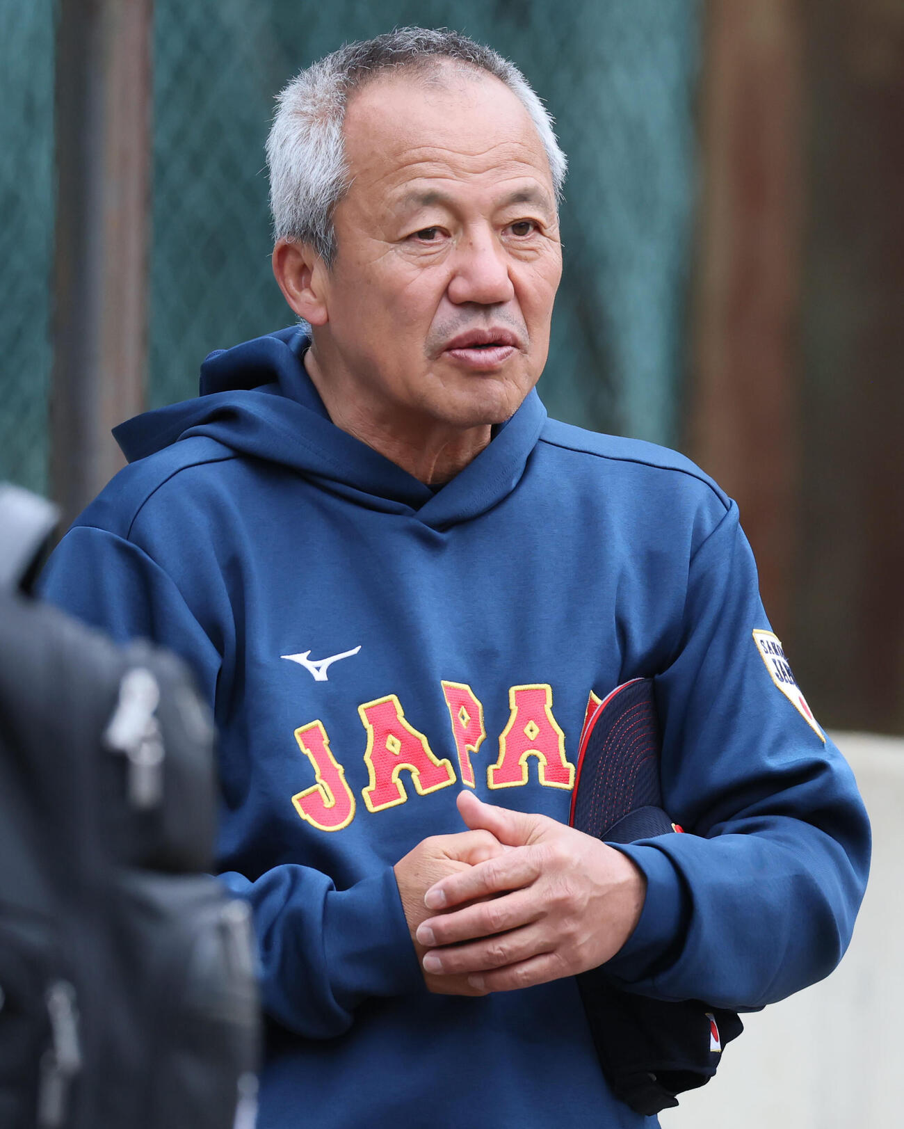 U18野球日本代表の岡田監督（撮影・加藤哉）