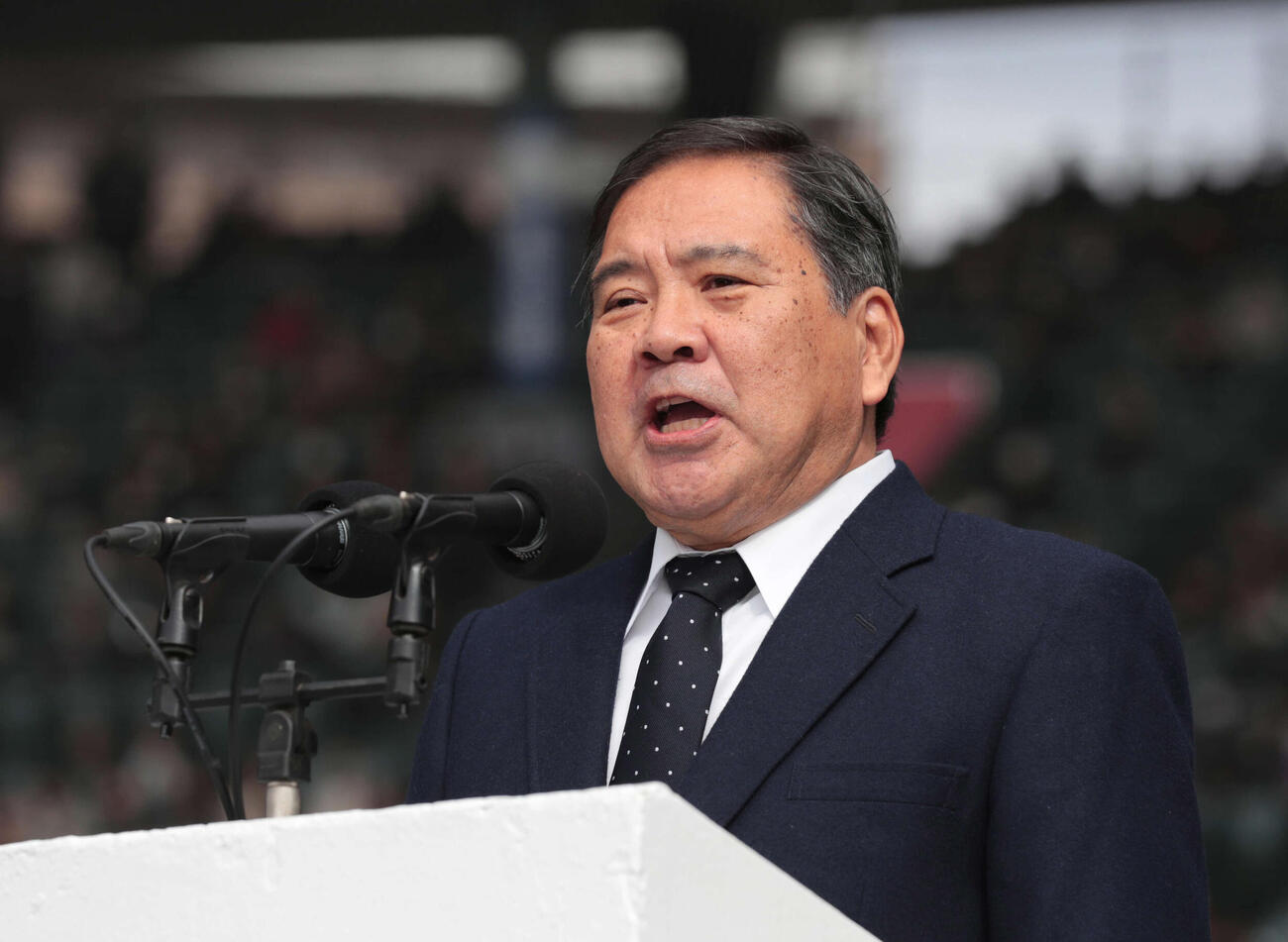 宝馨日本高野連会長（2026年3月撮影）