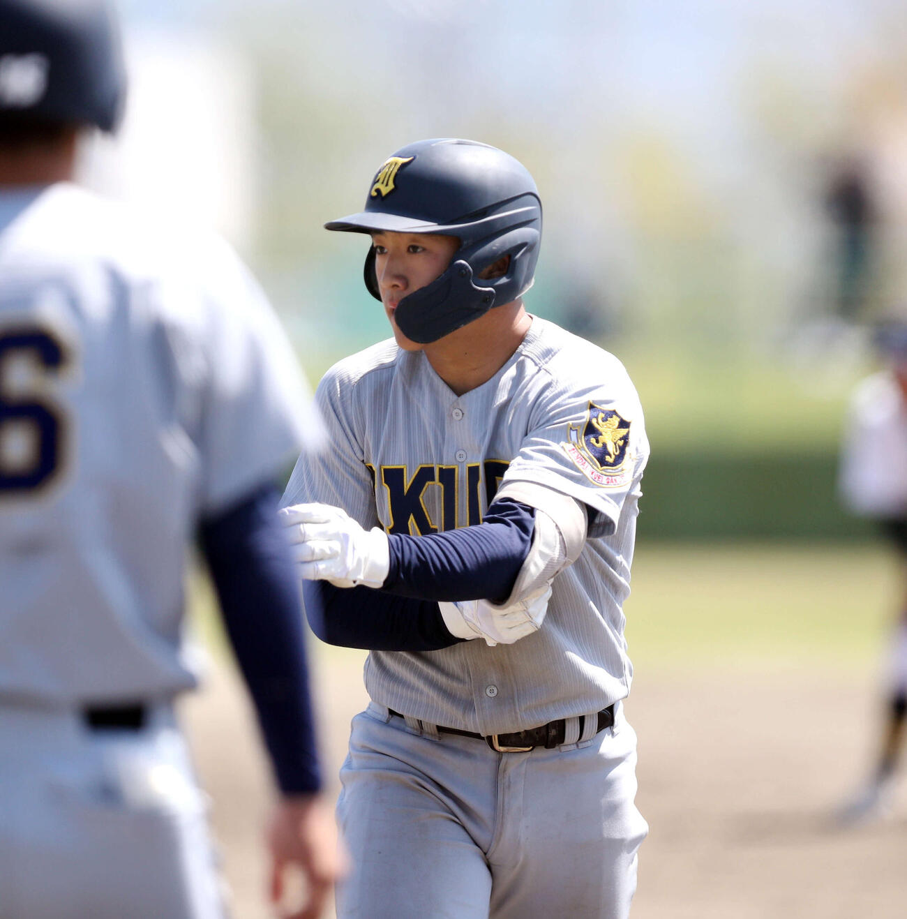 仙台一対仙台育英　仙台育英・有本豪琉内野手が5回、出塁した