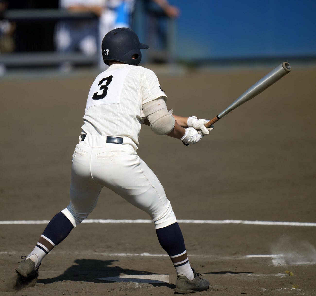 春季関東大会　文星芸大付対東京学館浦安　8回裏文星芸大付1死一、三塁、柴田來知が三ゴロを放ち野選の間に生還を許す（撮影・小島史椰）