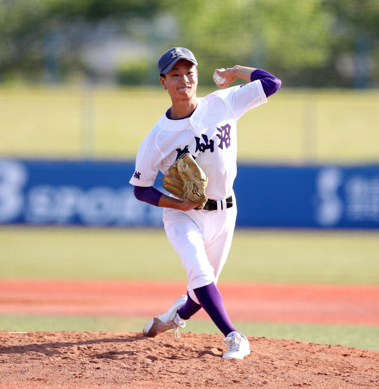 気仙沼対聖和学園　2番手で登板した気仙沼・斉藤匡輝