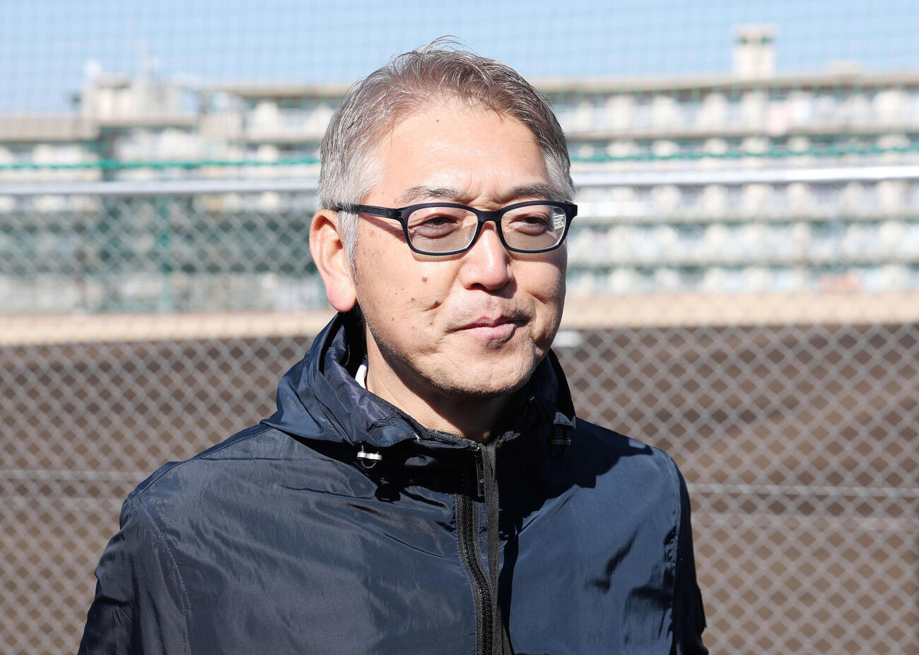 健大高崎の青柳監督（2026年撮影）