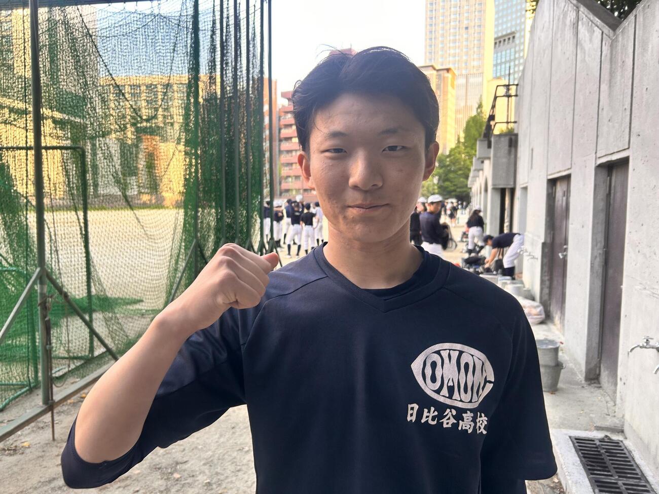 日比谷の青賢太朗主将（撮影・平山連）