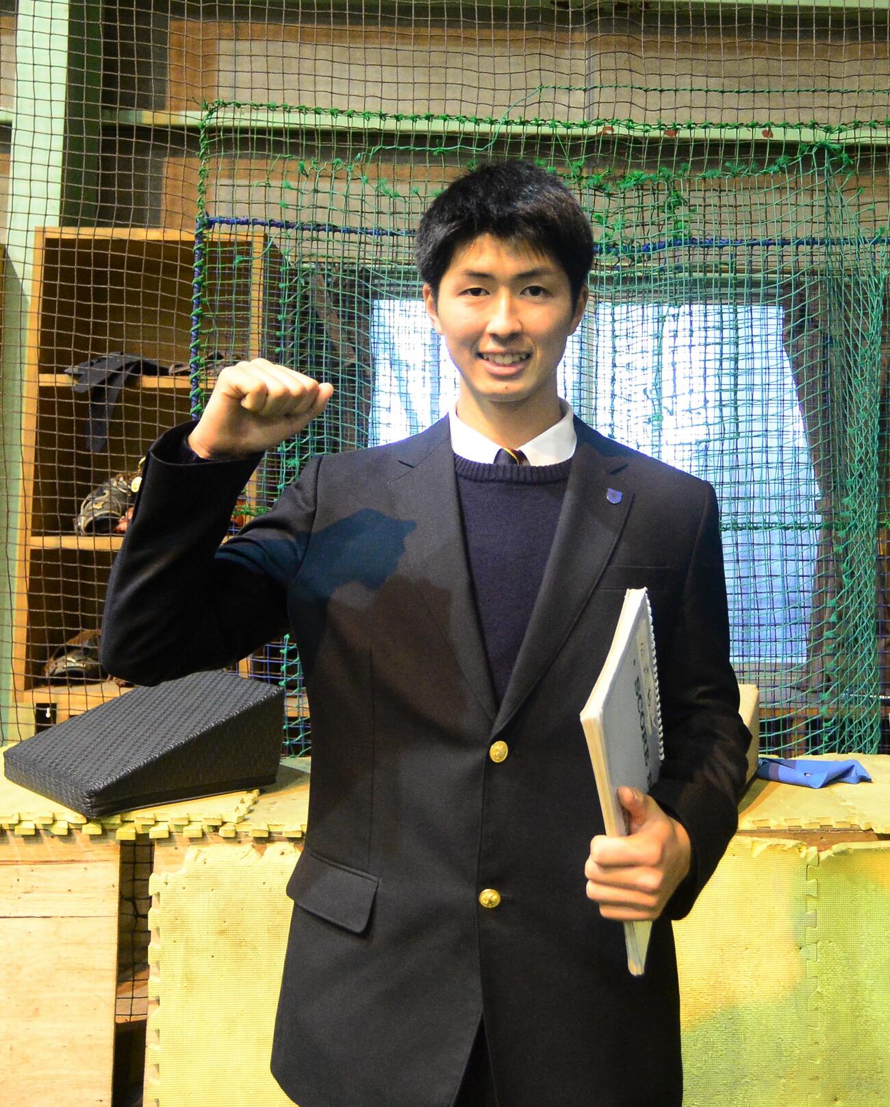 田沢優斗さん（22年12月撮影）