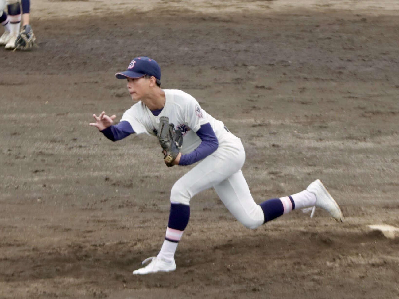 大船渡対盛岡誠桜　先発し好投した盛岡誠桜・高橋翼投手（撮影・高橋香奈）