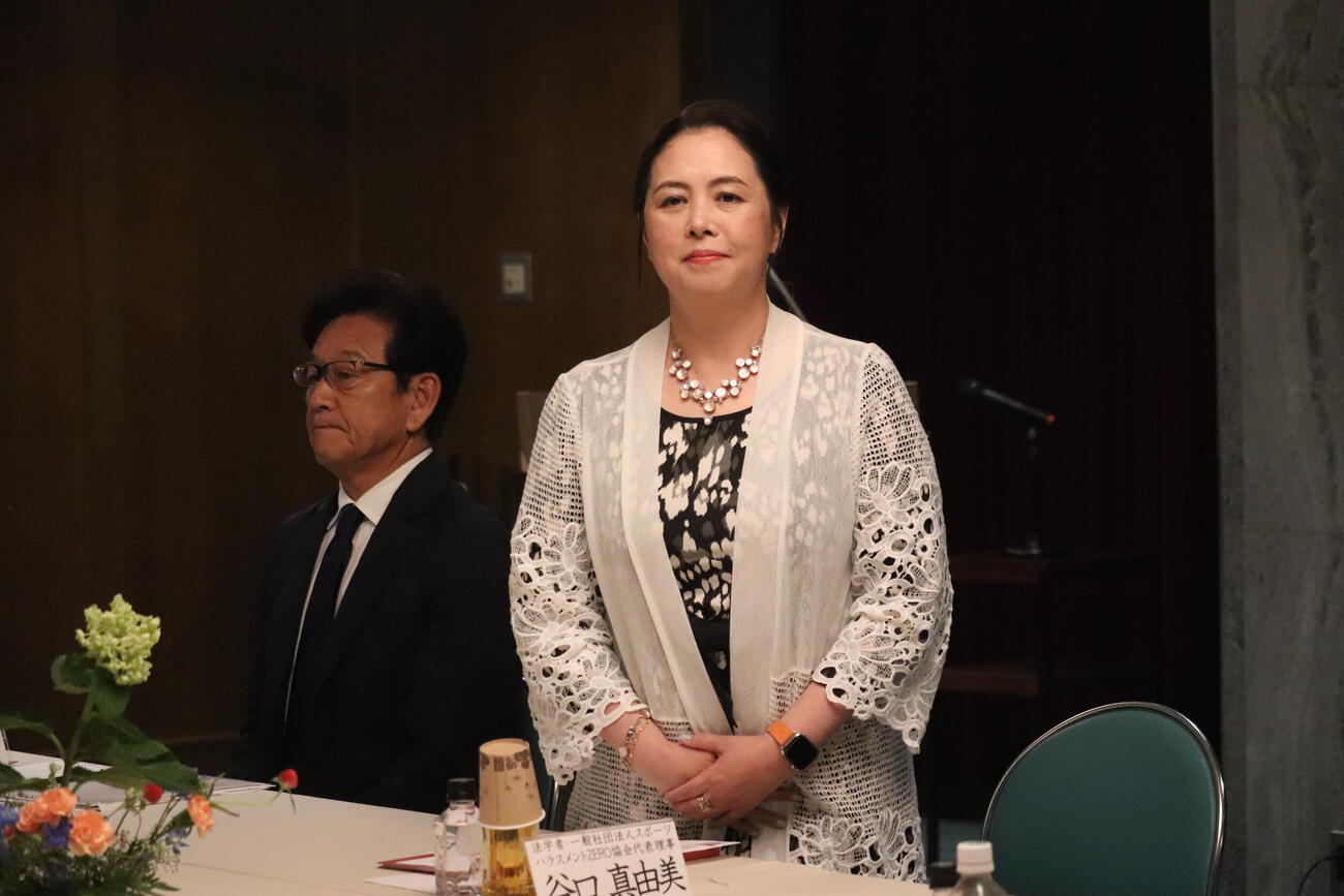 7イニング制諸課題の第1回意見交換会に出席した谷口真由美氏