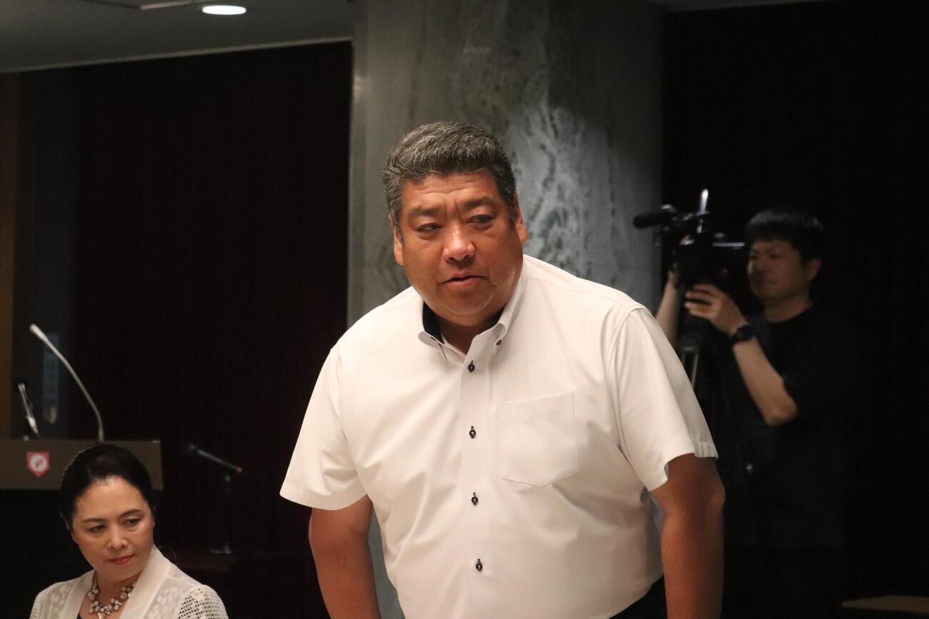7イニング制諸課題の第1回意見交換会に出席した西谷浩一氏