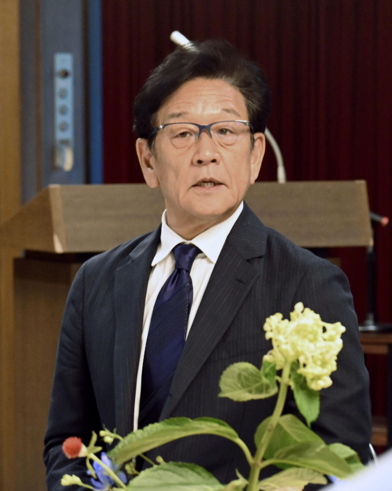 7イニング制についての意見交換会に出席した元日本代表監督の栗山英樹さん（共同）