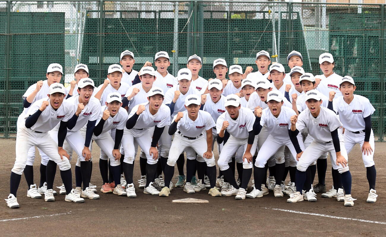 夏に向けて意気込む浜松商の選手たち（撮影・前田和哉）