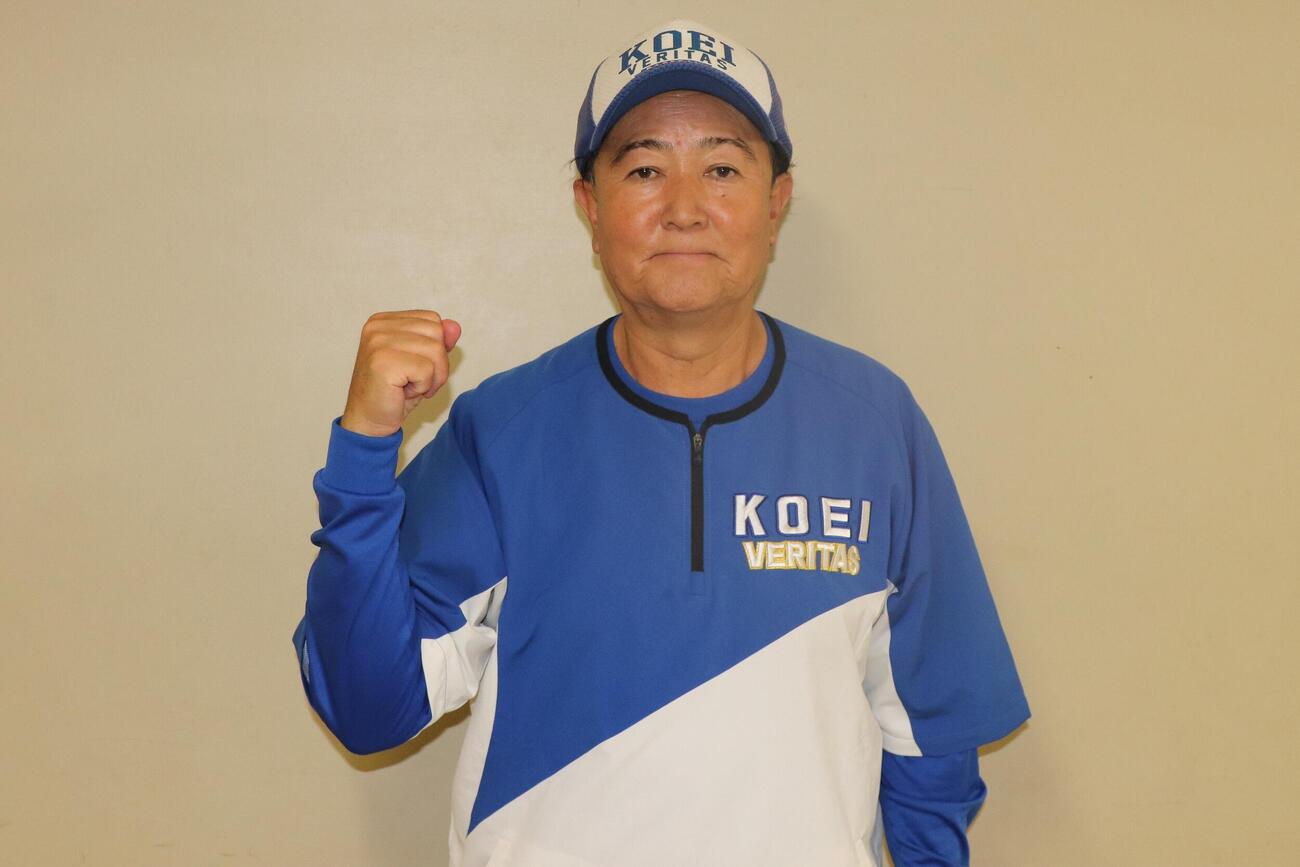 光英VERITAS・館野文彦監督（撮影・服部航大）