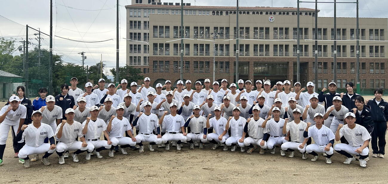 夏へ意気込む聖隷クリストファーの選手たち（撮影・前田和哉）