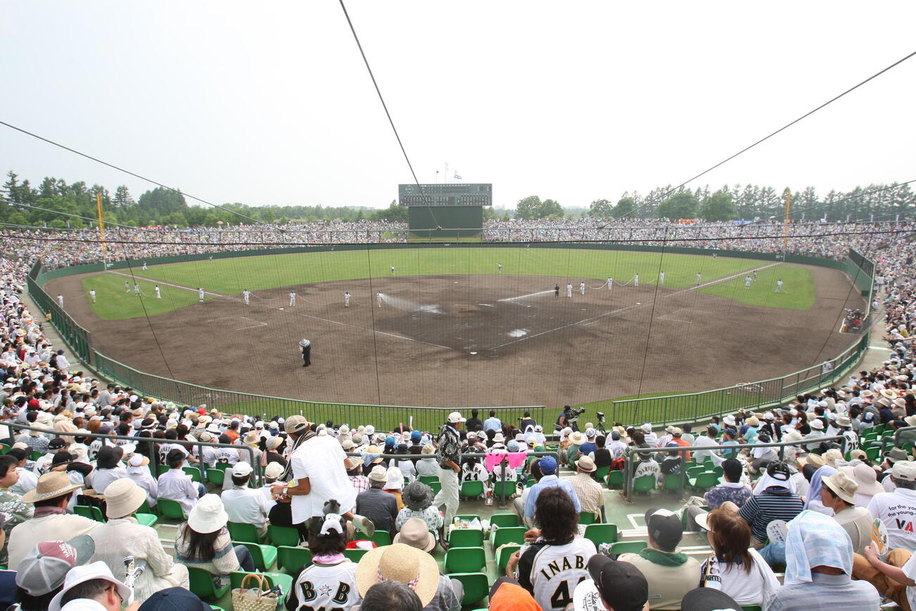帯広の森野球場（2008年7月6日撮影）