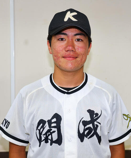 日比谷対開成 開成・中野尊主将(撮影・野上伸悟)