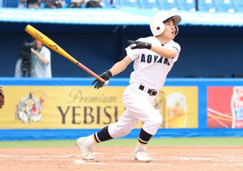 【高校野球】「地元」青山が神宮で勝利、身長155cm遊撃手の鶴留祐太が好守で引っ張る／東東京