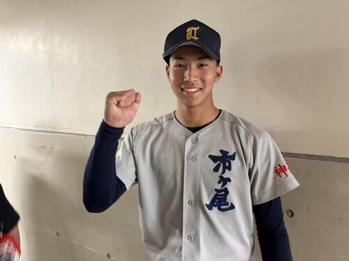 【高校野球】市ケ尾・中山優太朗、最速145キロで好救援　SNS参考に球速アップ／神奈川