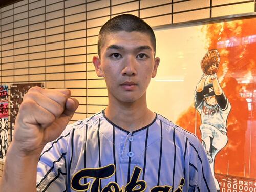 東海大相模の1年生4番として夏デビューを果たした竹内(撮影・平山連)