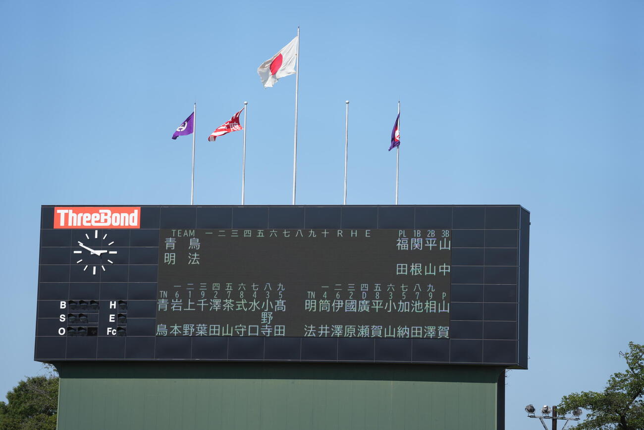 青鳥特別支援対明法　両チームスタートメンバー（撮影・小島史椰）