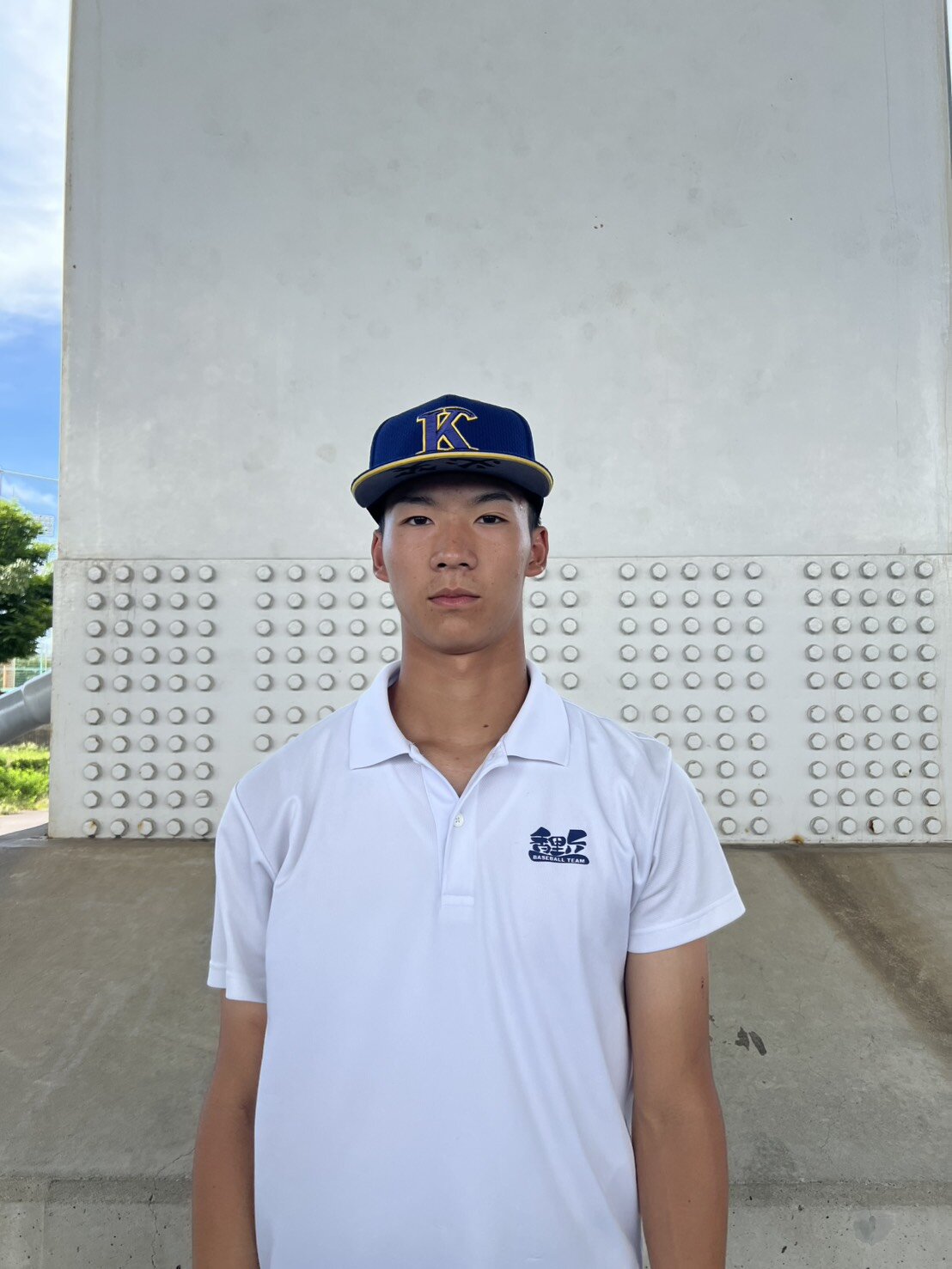門真西対香里丘　5回に登板した香里丘・岡本翔斗（撮影・佐藤妙月）