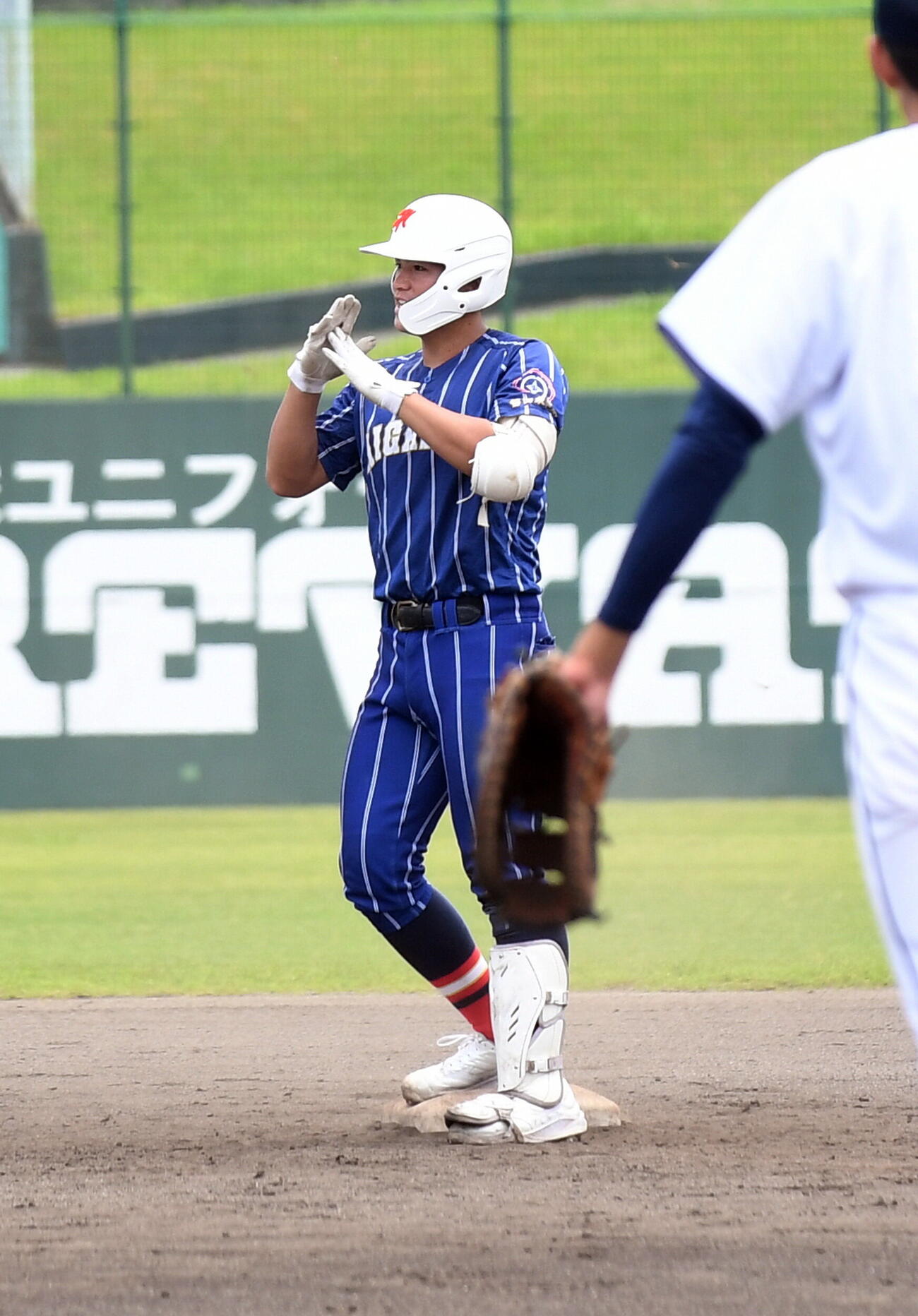 先制犠飛を含む2安打2打点の磐田東・舘