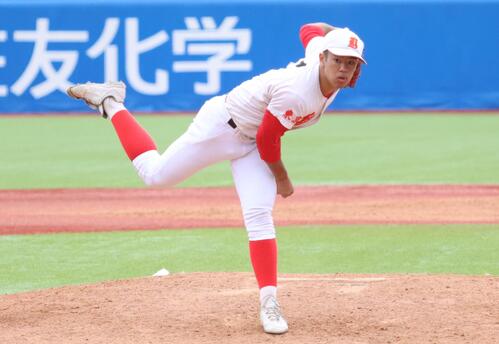 【高校野球】雪谷・松岡史穏４球団スカウトの前で圧巻の１イニング０封　全球ストレート／東東京