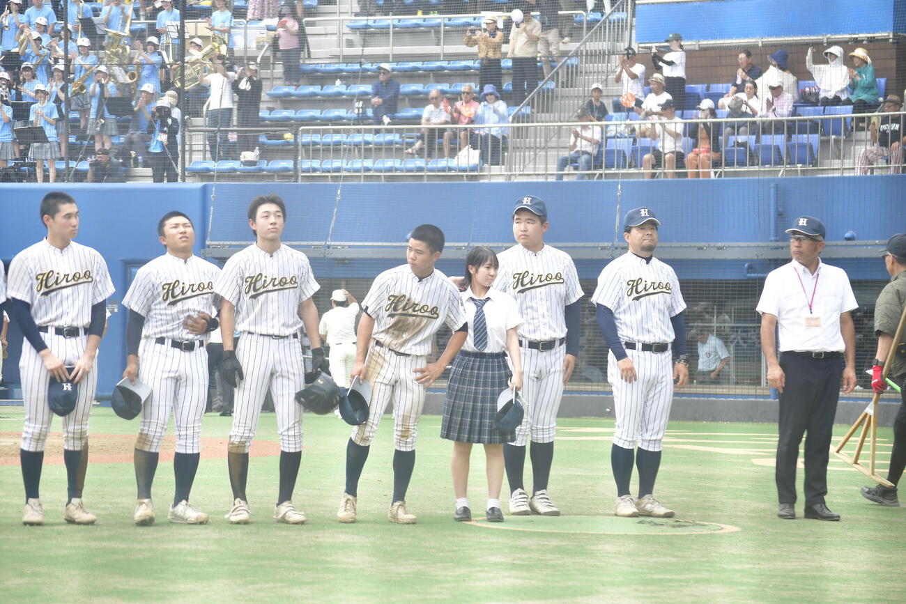 国学院に敗れて初戦敗退となった広尾（撮影・平山連）