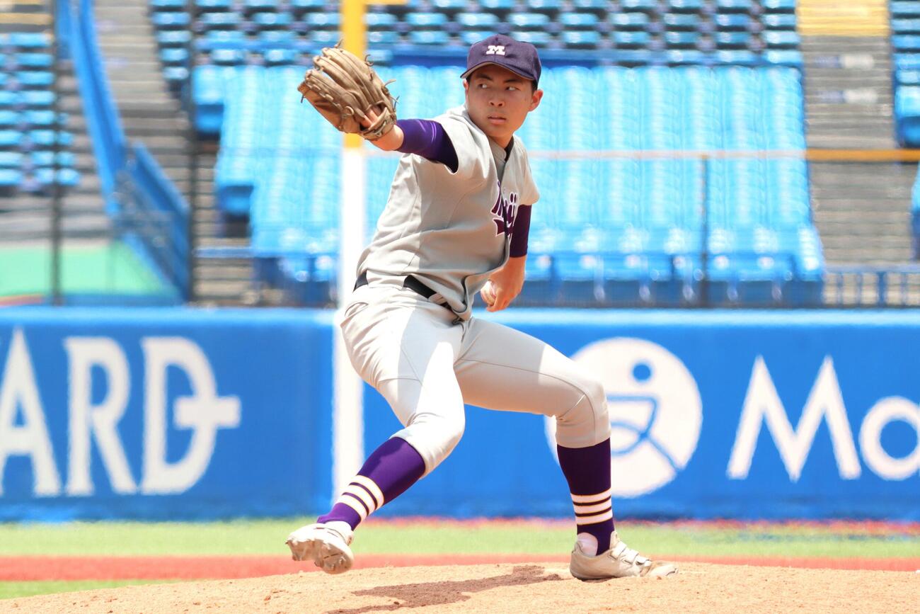 第108回全国高校野球東東京大会　3回戦　明大中野対正則　（撮影・栗林真菜）