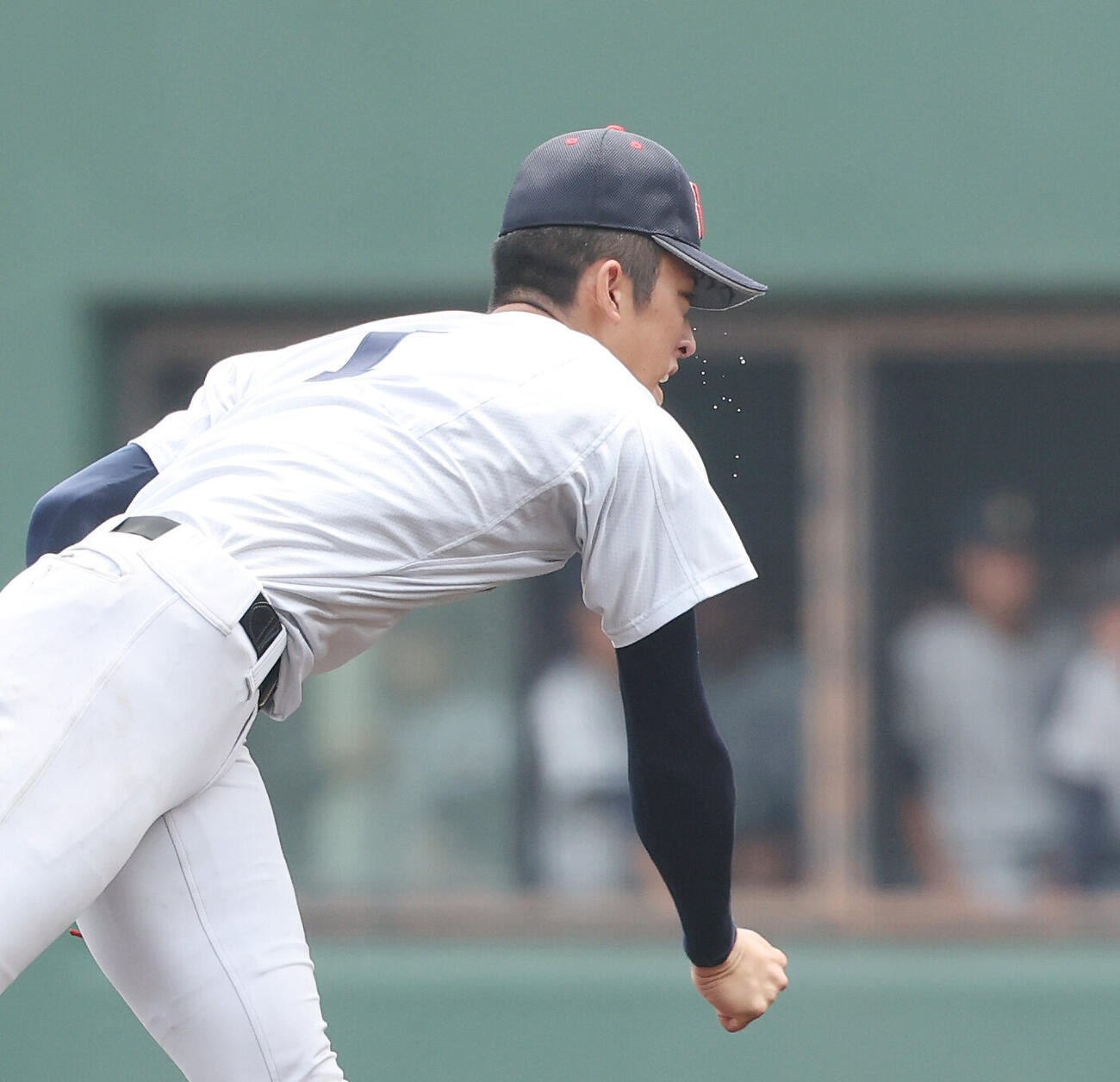 横浜対東海大相模　横浜2番手の織田翔希（撮影・宮地輝）