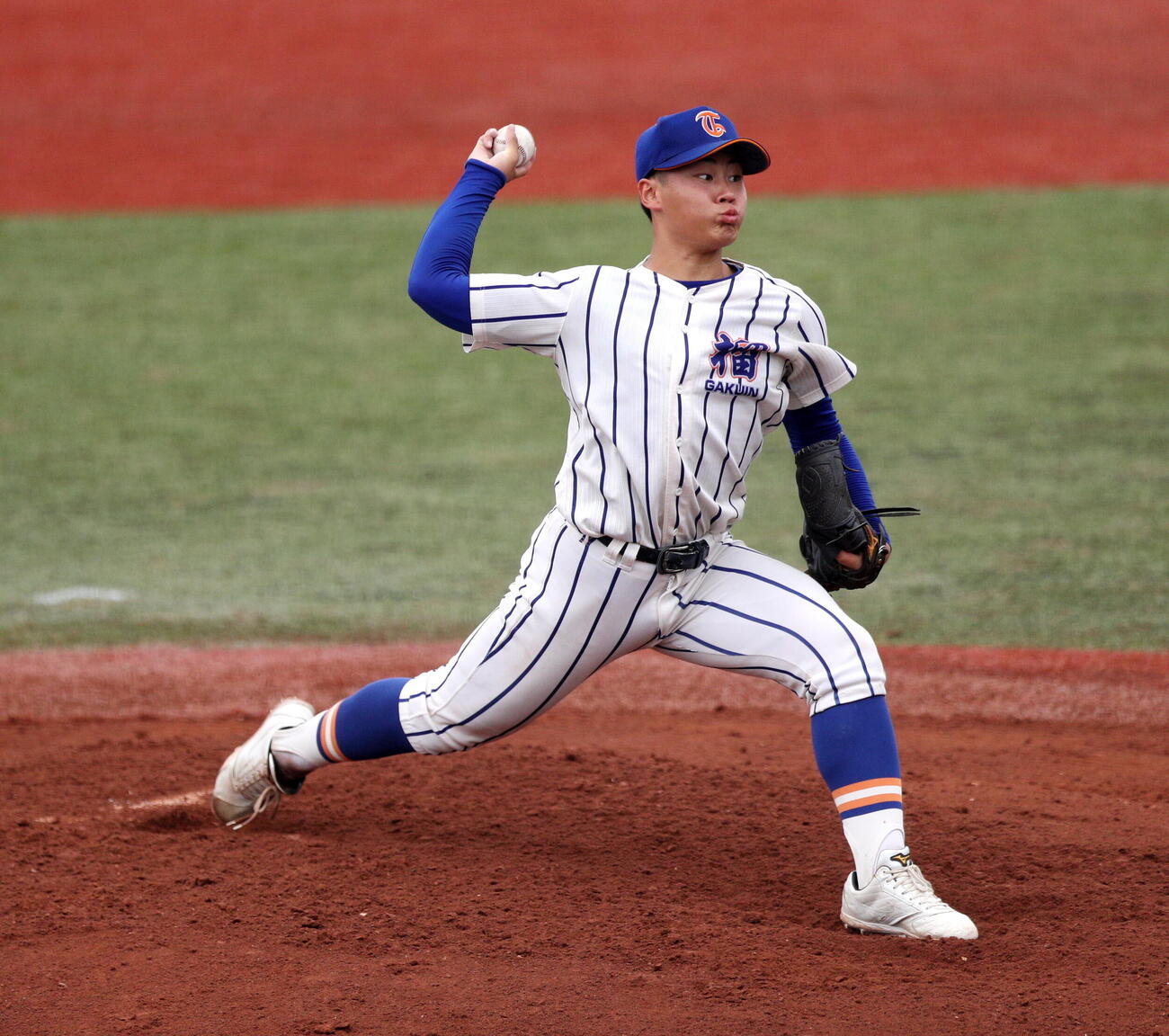 塩釜対東北学院榴ケ岡　先発した東北学院榴ケ岡・伊藤泰雅（撮影・木村有優）