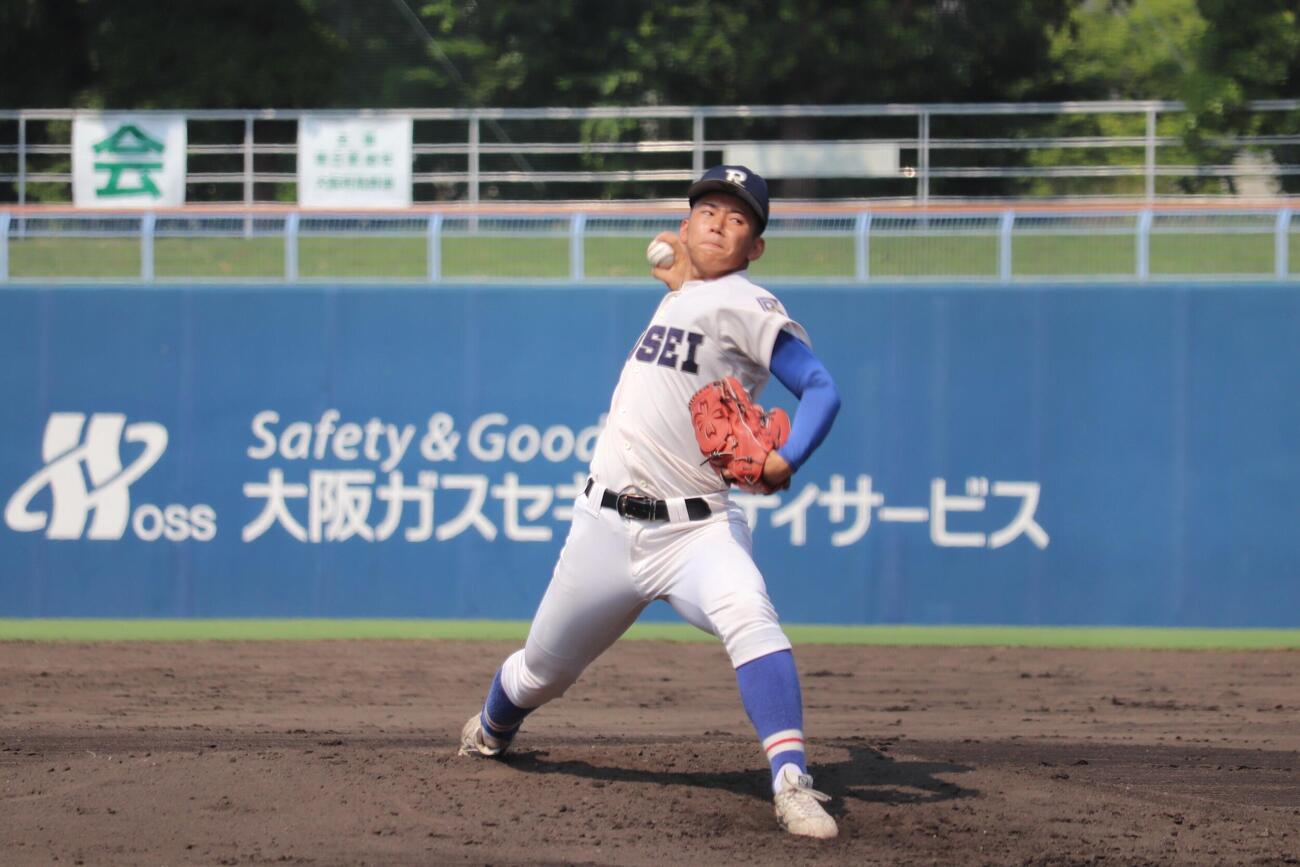 関西創価戦に先発した履正社・木村颯（撮影・佐藤妙月）