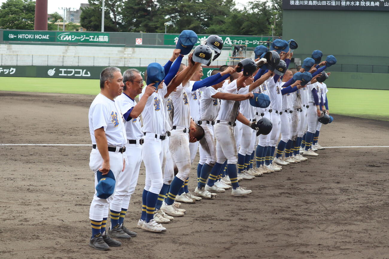 聖光学院対帝京安積　6回コールド勝利で8強進出を決めた聖光学院