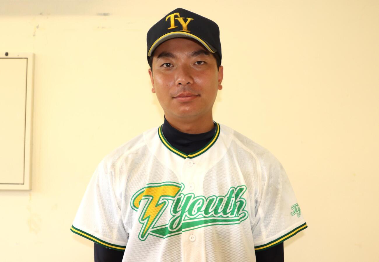 南星中学で高岡第一・前田侑大を指導した顧問の木之村駿（撮影・栗林真菜）