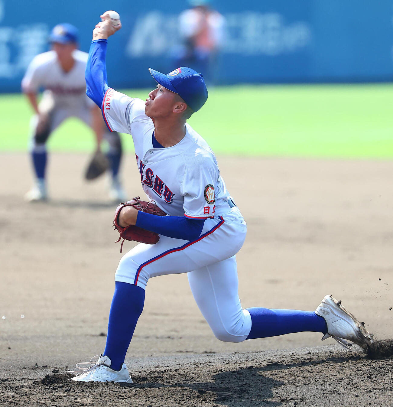 明秀学園日立対常総学院　明秀学園西武徐上力（撮影・野上伸悟）
